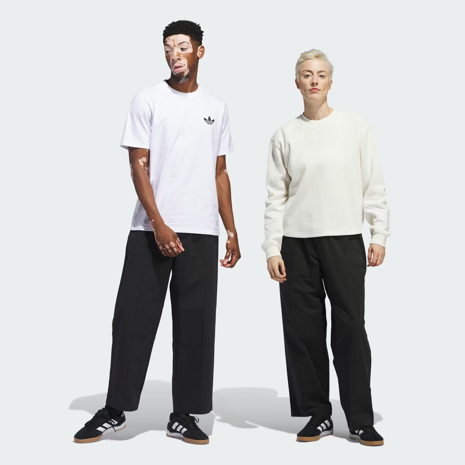

Брюки с защипами (гендерно-нейтральные) Adidas, цвет Black