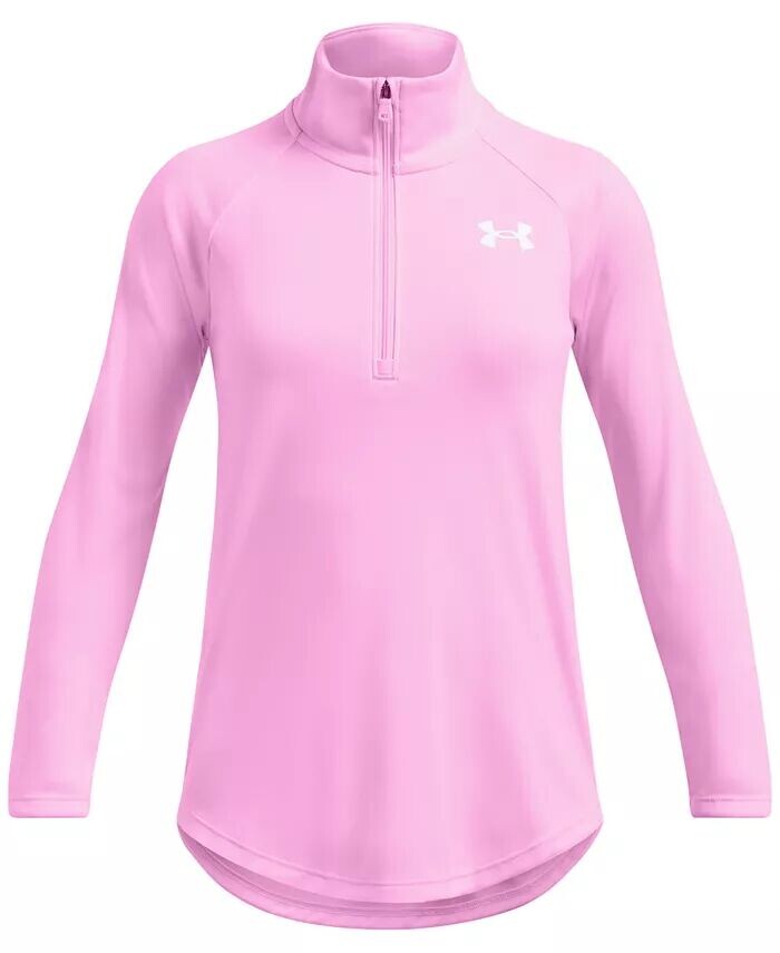 

Спортивная куртка с молнией 1/2 для больших девочек UA Tech Under Armour, красный