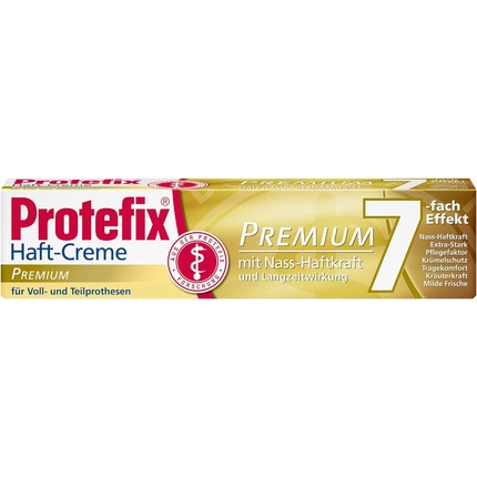 Крем-адгезив для зубных протезов премиум-класса с 7-кратным эффектом 47G, Protefix