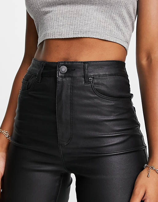 

Черные джинсы скинни с покрытием Vero Moda