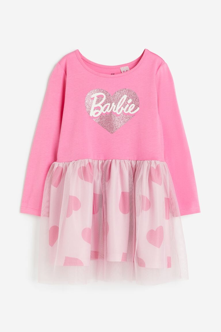 

Платье из джерси и юбка из тюля H&M