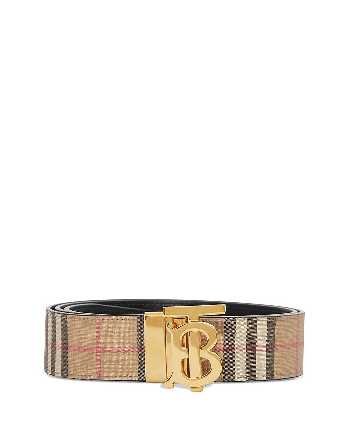 

Мужской двусторонний ремень в винтажную клетку с монограммой Burberry