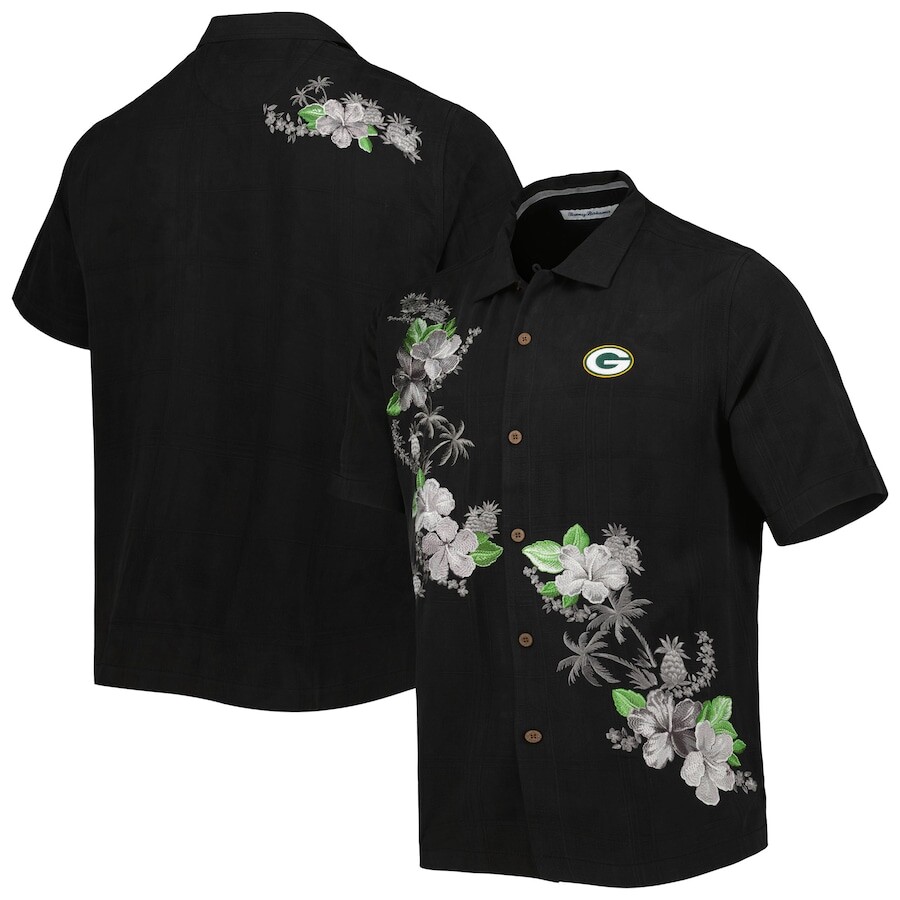 

Рубашка Tommy Bahama Green Bay Packers, черный