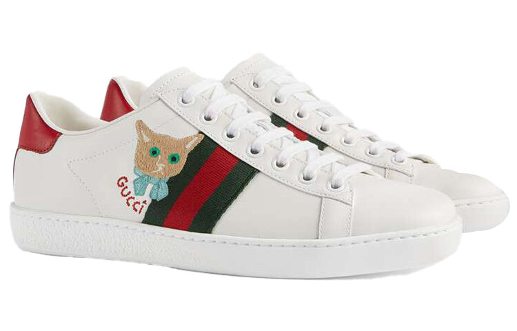 

Кроссовки GUCCI Wmns Ace, белый/зеленый/красный
