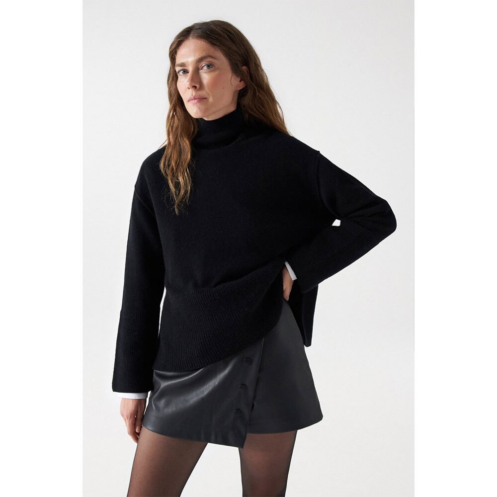

Свитер Salsa Jeans 21007133 Turtle Neck, черный