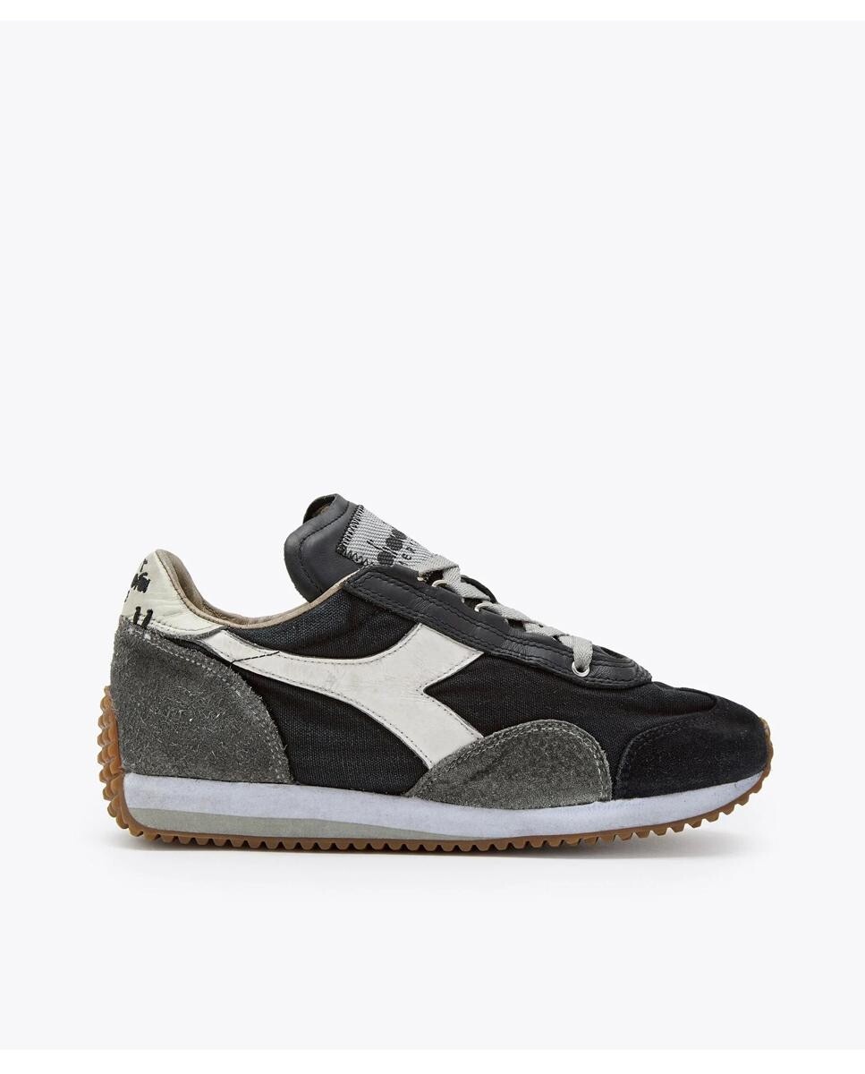 

Спортивная обувь унисекс черного цвета с эффектом потертости Diadora Heritage, черный