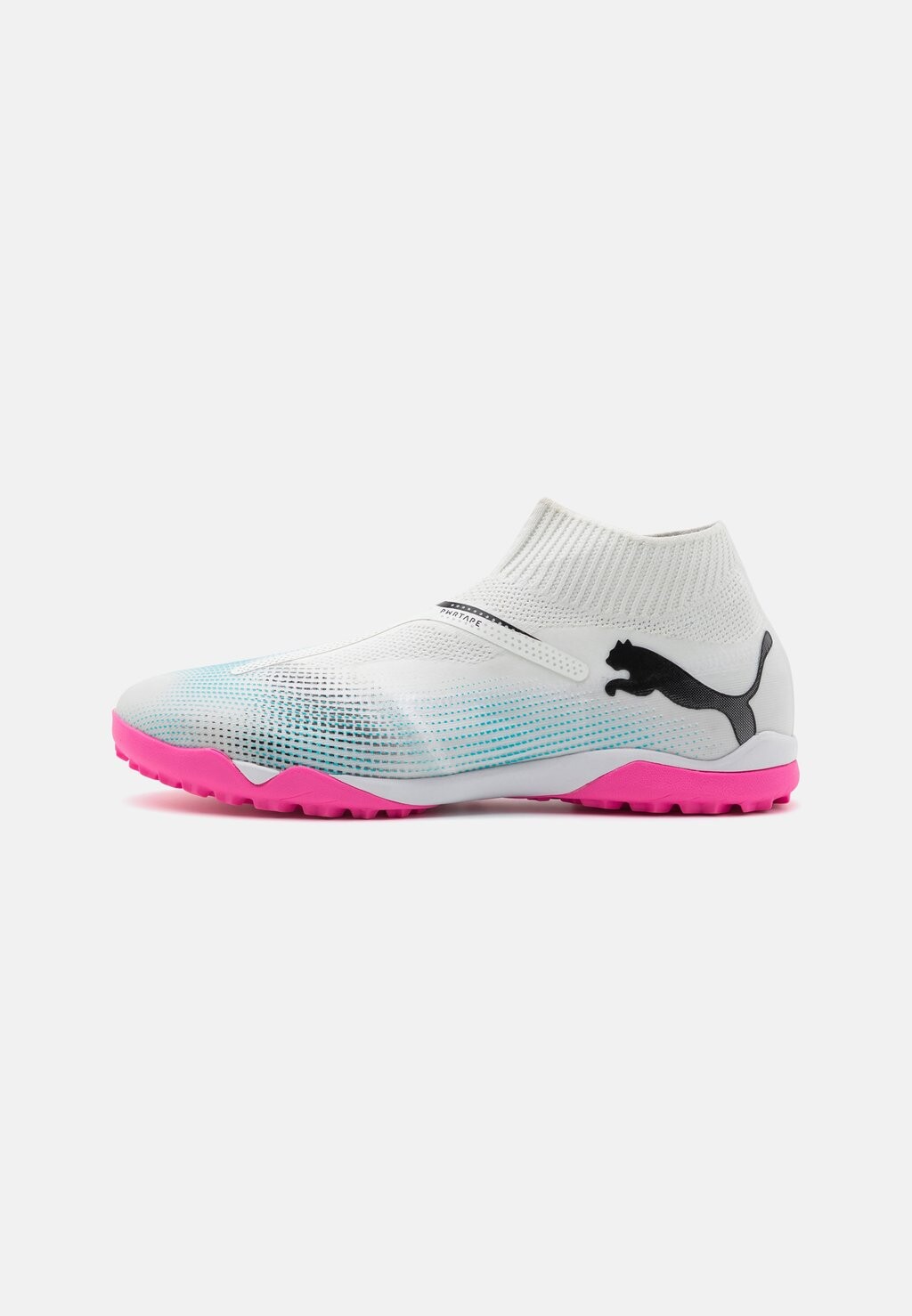 

бутсы с шипами Future 7 Match Laceless Tt Puma, цвет white/black7poison pink