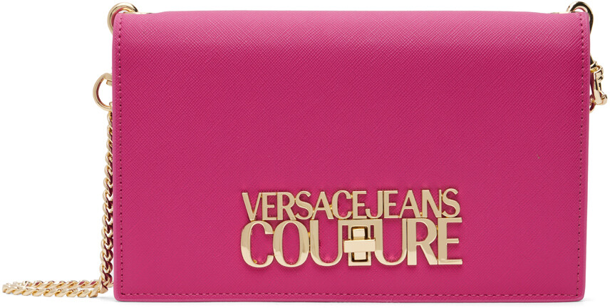 

Розовая сумка с замком Versace Jeans Couture