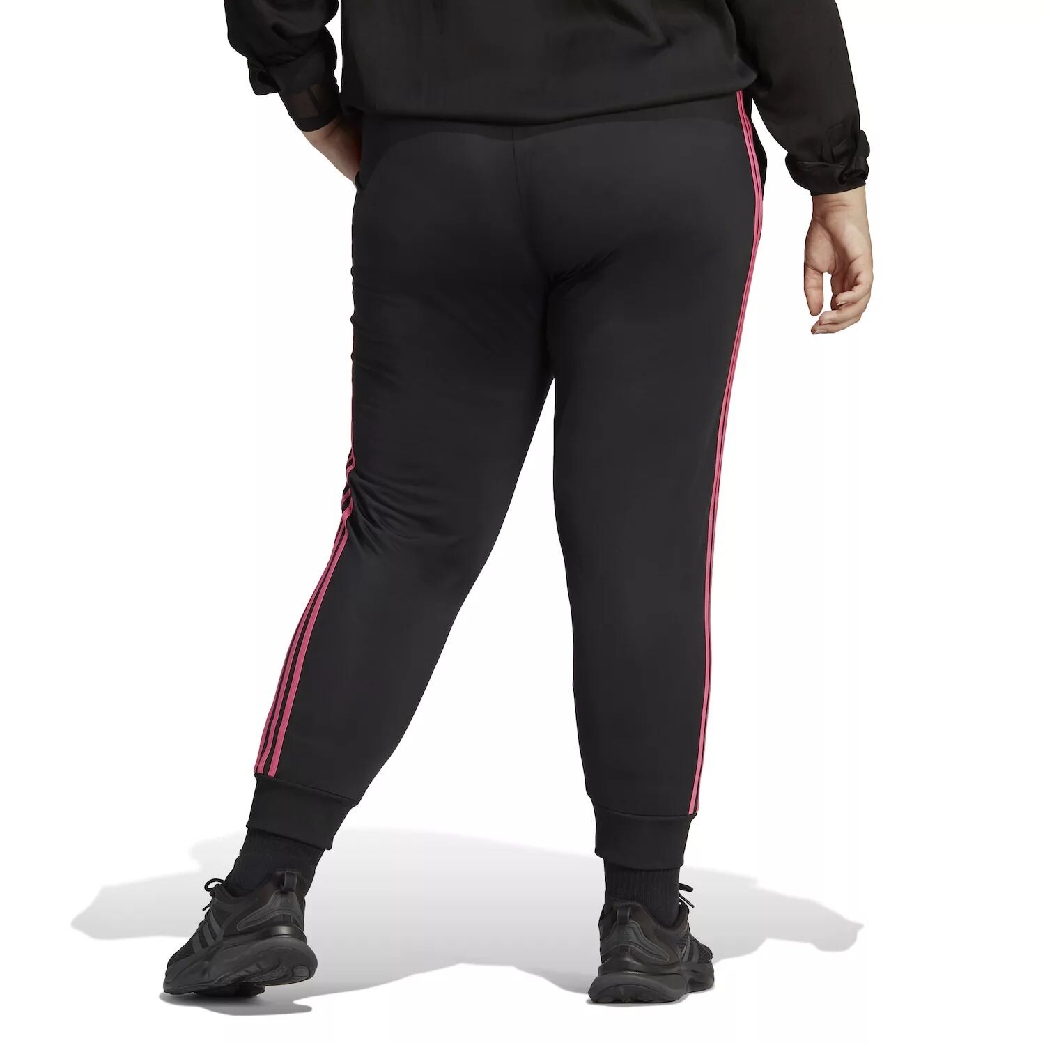 

Трикотажные спортивные брюки adidas Essentials больших размеров adidas, черный