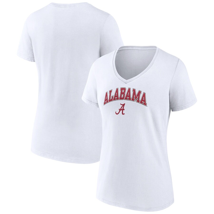 

Футболка с коротким рукавом Fanatics Branded Alabama Crimson Tide, белый