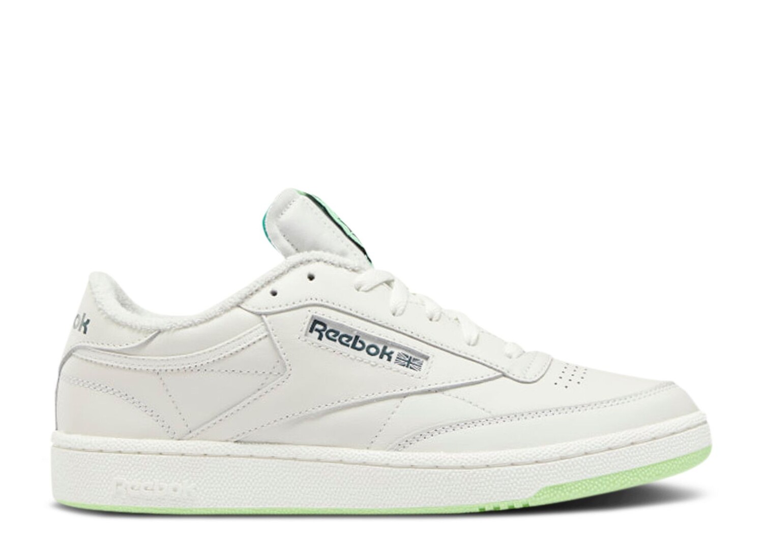 

Кроссовки Reebok Club C 85 'Chalk Neon Mint', белый