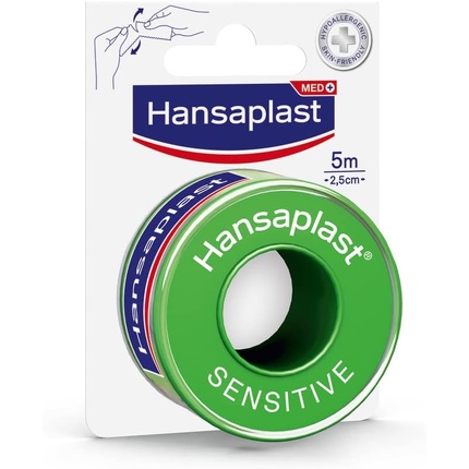 Hansaplast Sensitive Фиксирующий пластырь 5м x 2,5см