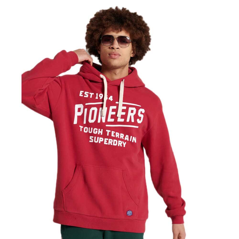 Худи Superdry Heritage Mountain Graphic, красный