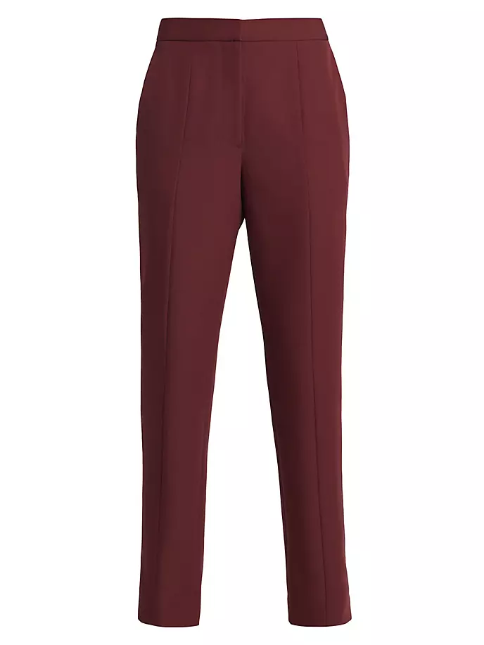 

Брюки Tate со складками спереди Elie Tahari, цвет black cherry