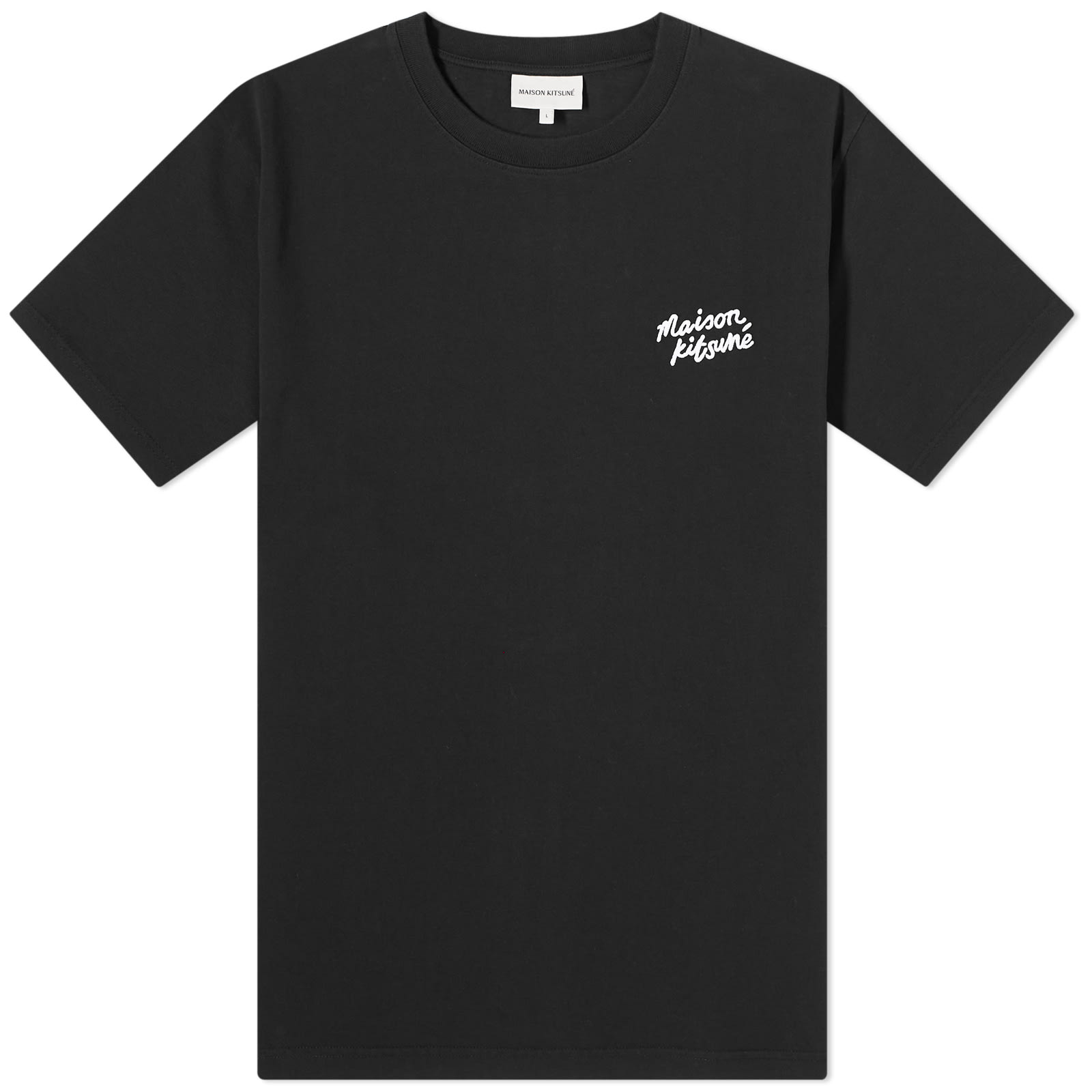 

Футболка Maison Kitsune Mini Handwriting Comfort, цвет Black & White