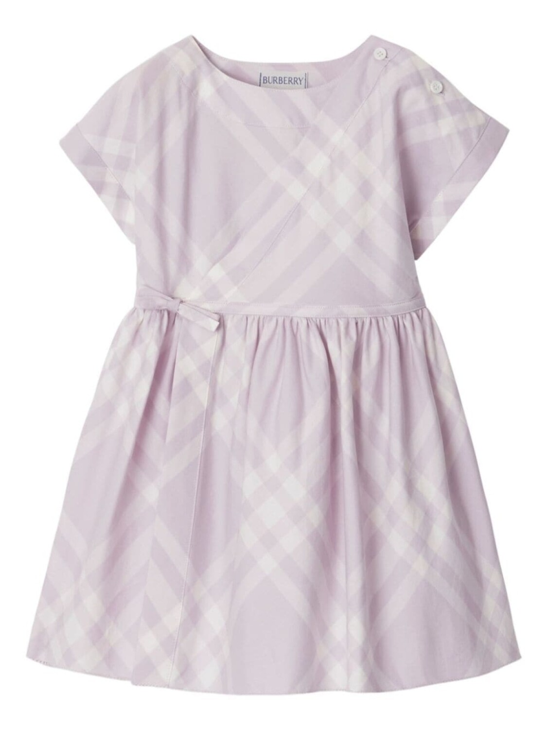 

Burberry Kids платье в клетку, фиолетовый