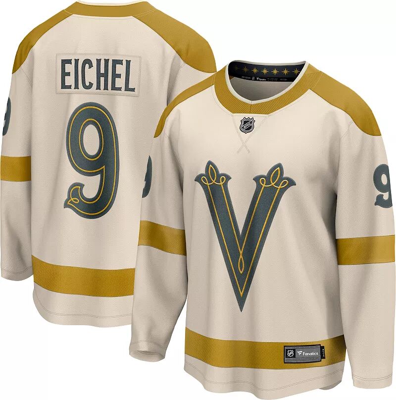 

Мужская зимняя классическая футболка НХЛ 2023-2024 гг. Vegas Golden Knights Jack Eichel #9, реплика Джерси