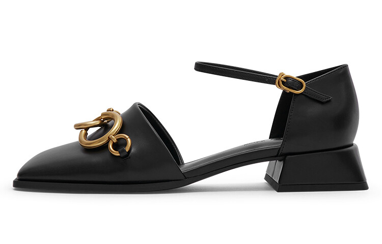 

Туфли Mary Jane женские низкие черные Charles&Keith