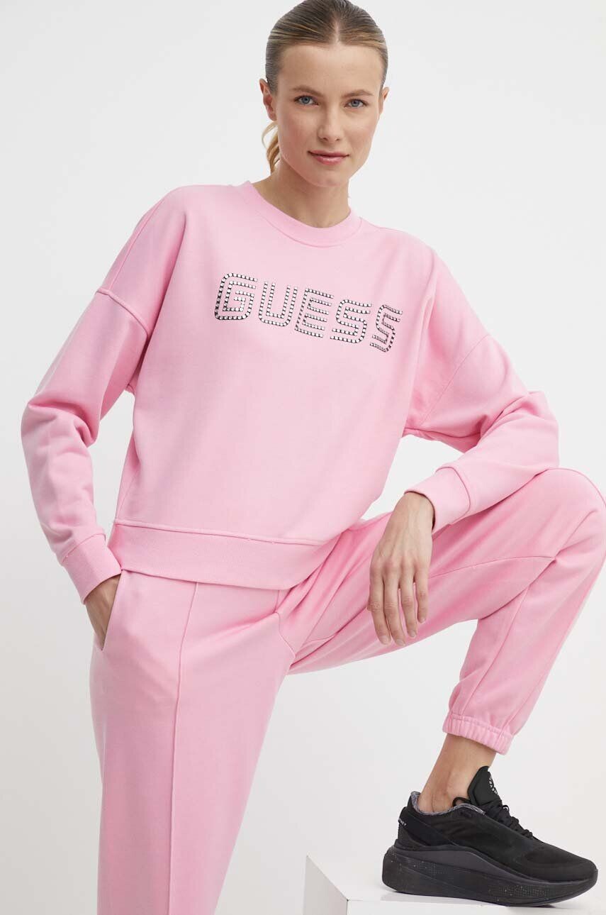 

Толстовка Guess SKYLAR, розовый