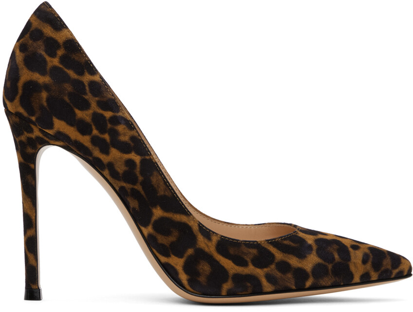 

Коричневые туфли на каблуке Gianvito 105 Gianvito Rossi