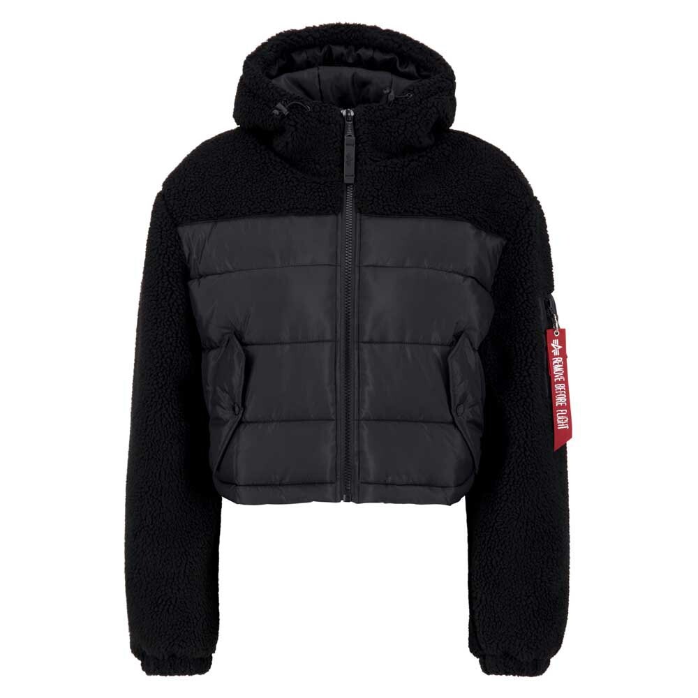

Куртка Alpha Industries Teddy Puffer, черный