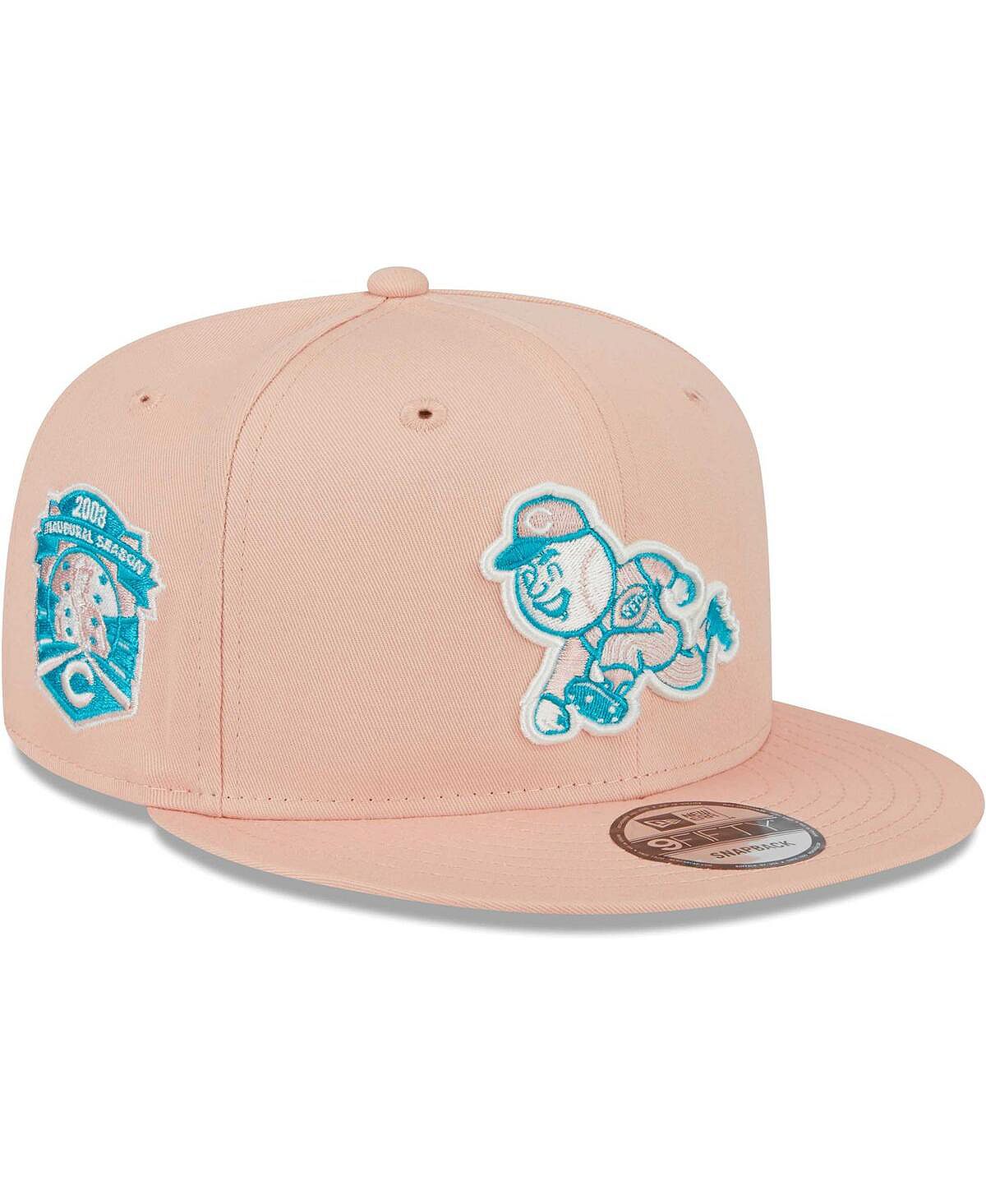 

Мужская розовая кепка Snapback Cincinnati Reds Sky Aqua Undervisor 9FIFTY New Era