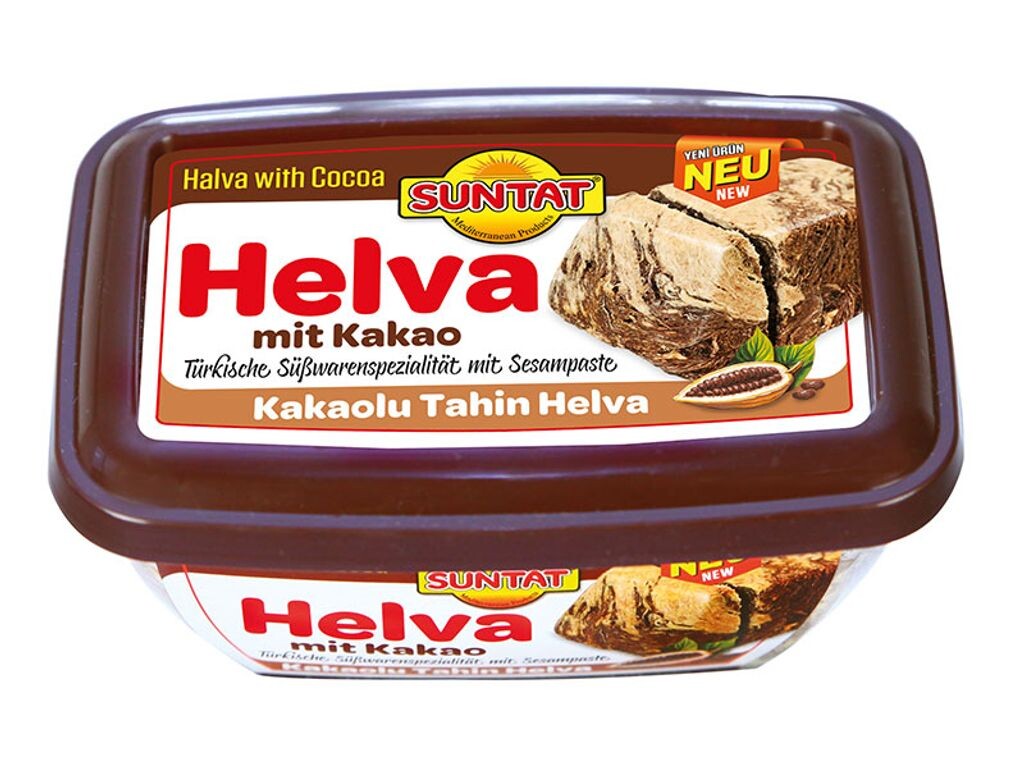 

Паста Suntat сладкая кунжутная с какао (Helva) 350г