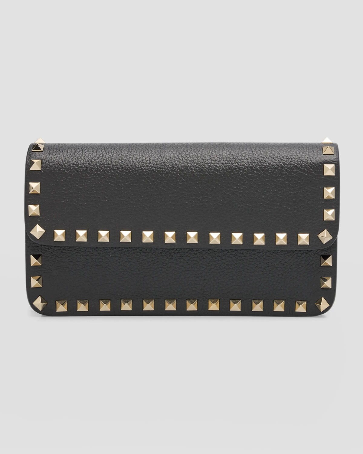 

Кожаный кошелек Rockstud на цепочке Valentino Garavani, цвет Nero