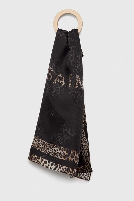 

Шелковый шарф AllSaints, черный