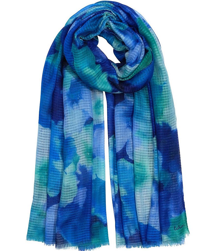 Слинг-шарф Echo с цветочным принтом, синий