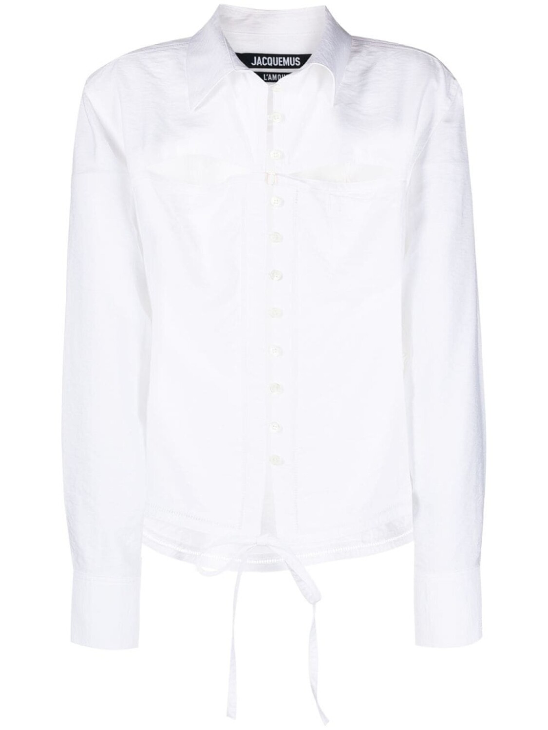 

Jacquemus рубашка La chemise Nappe с вырезами, белый