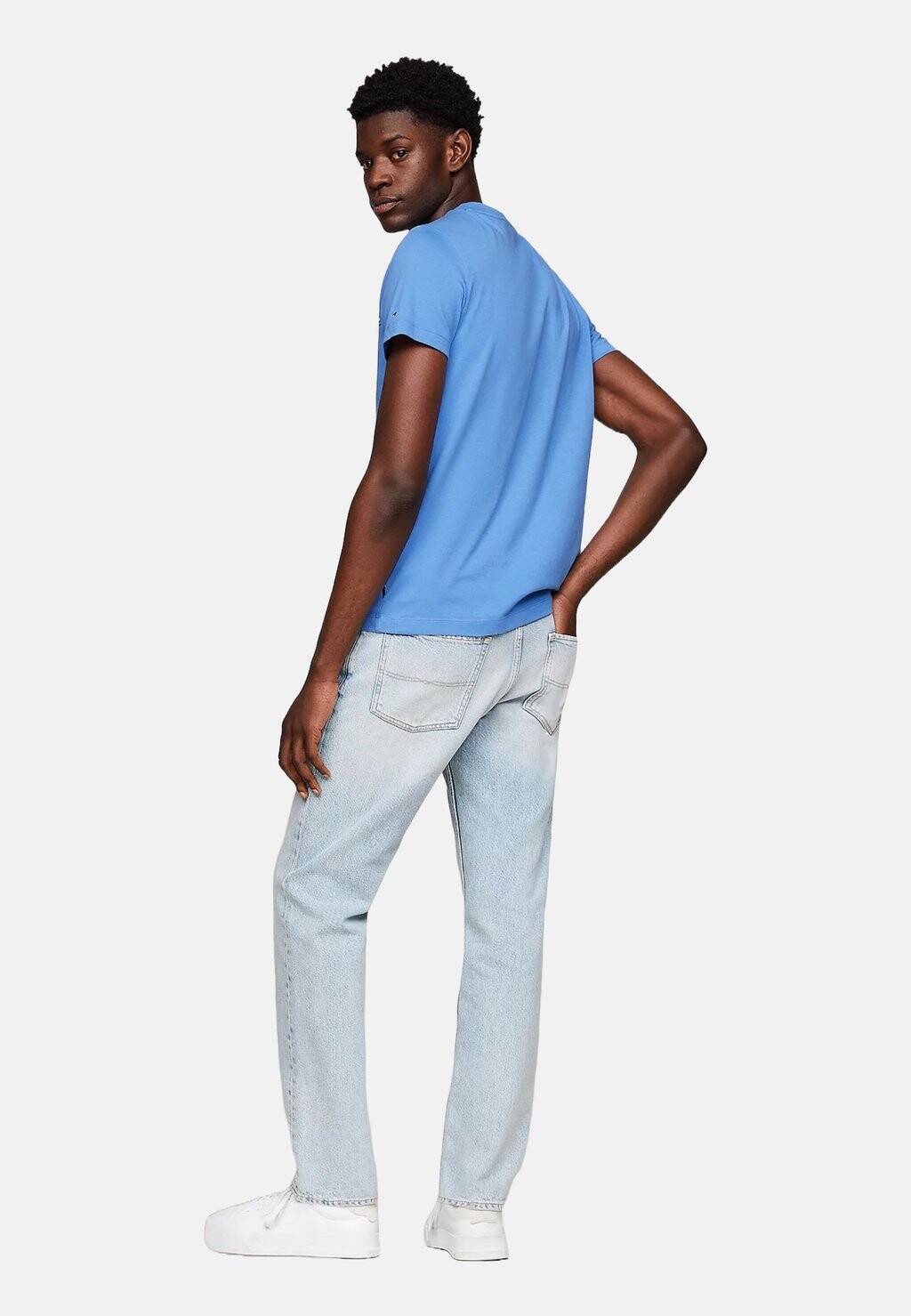 

Футболка с принтом STRIPE TEE Tommy Hilfiger, синий