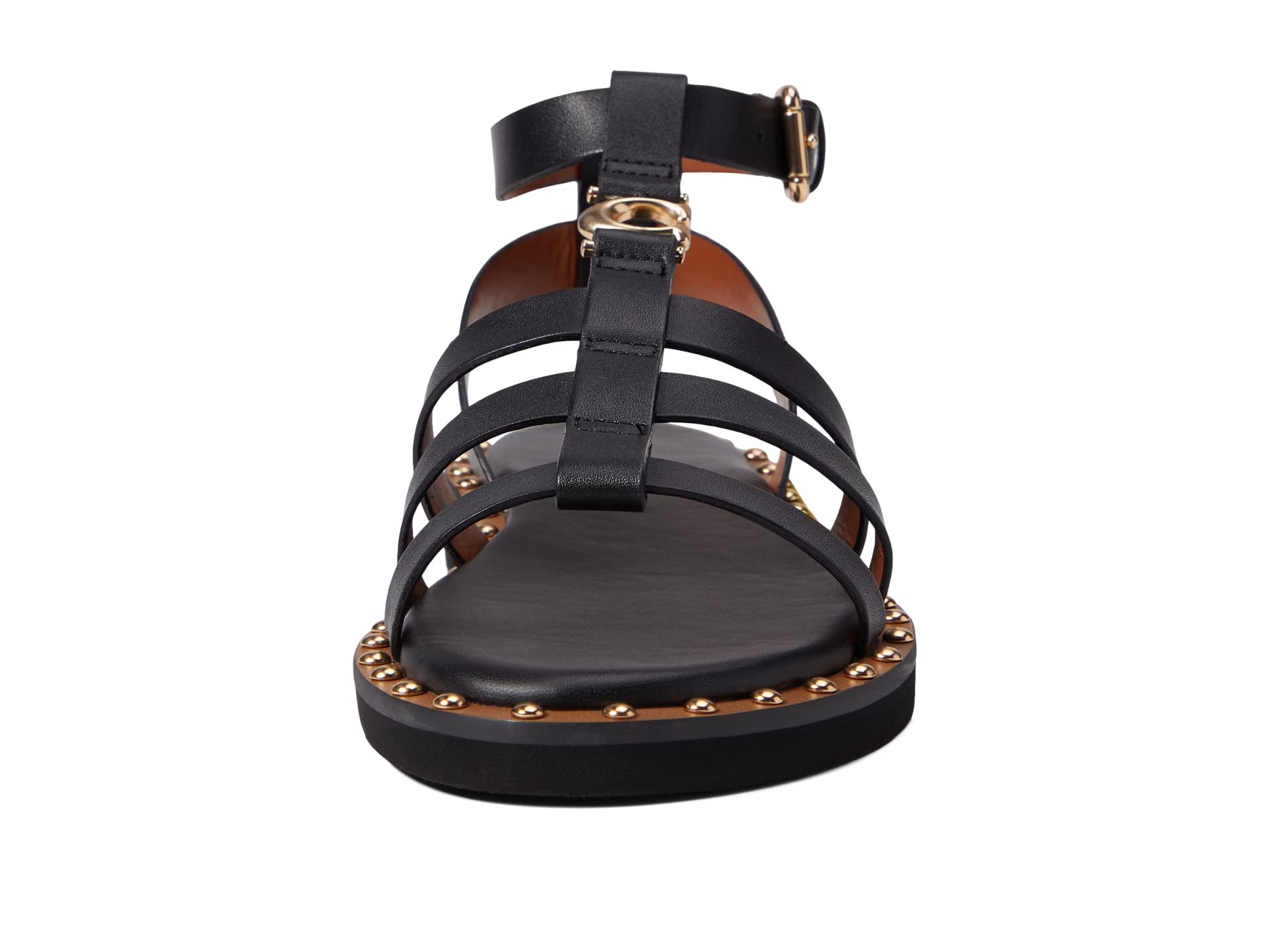 

Сандалии COACH Giselle Leather Sandal, черный