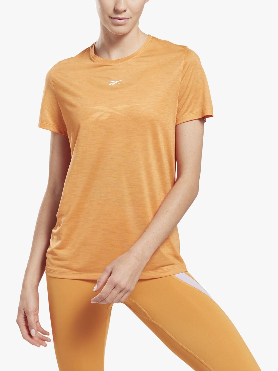 

Спортивная футболка Reebok Workout Ready ACTIVChill, цвет персиковый пушок