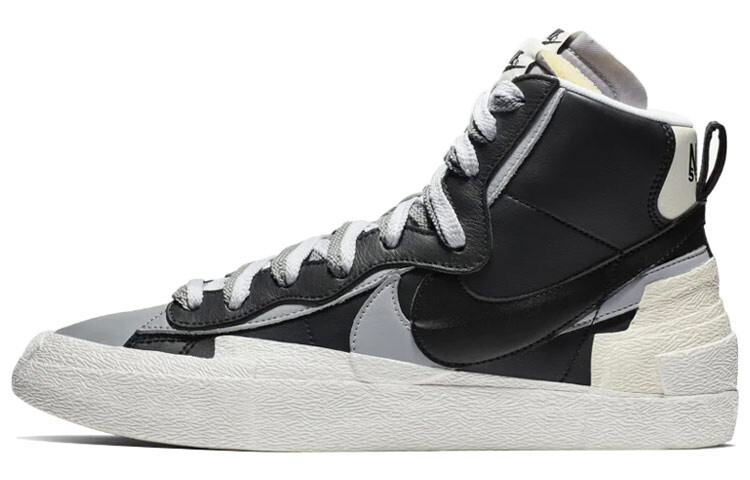 

Sacai x Nike Blazer Mid, 'Black Grey', унисекс
