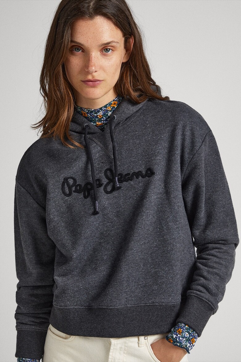 

Толстовка с логотипом Pepe Jeans London, серый