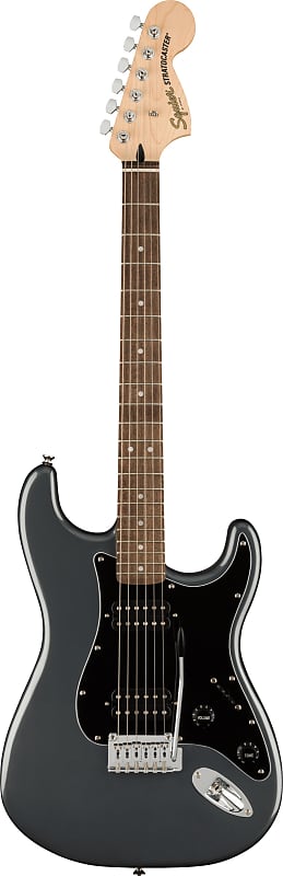 Электрогитара Squier Affinity Series Stratocaster HH Charcoal Frost Metallic электрогитара fender squier affinity 2021 stratocaster hh lrl charcoal frost metallic