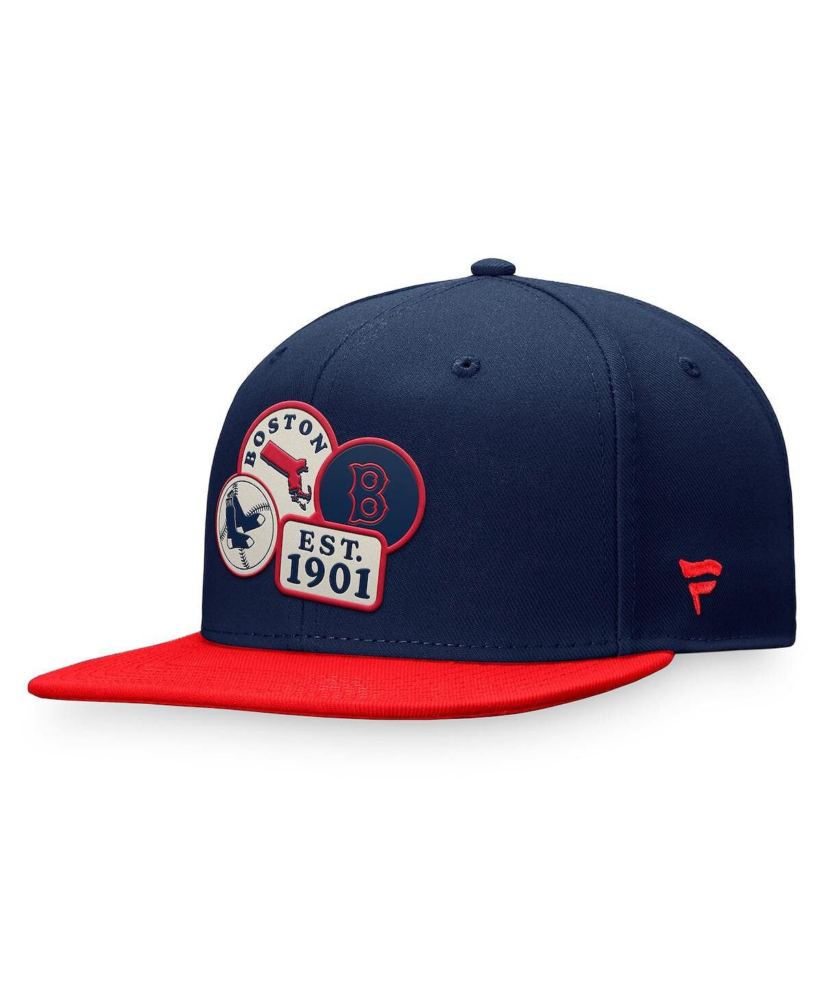 

Мужская приталенная шляпа темно-синего цвета с фирменной нашивкой Boston Red Sox Heritage Fanatics