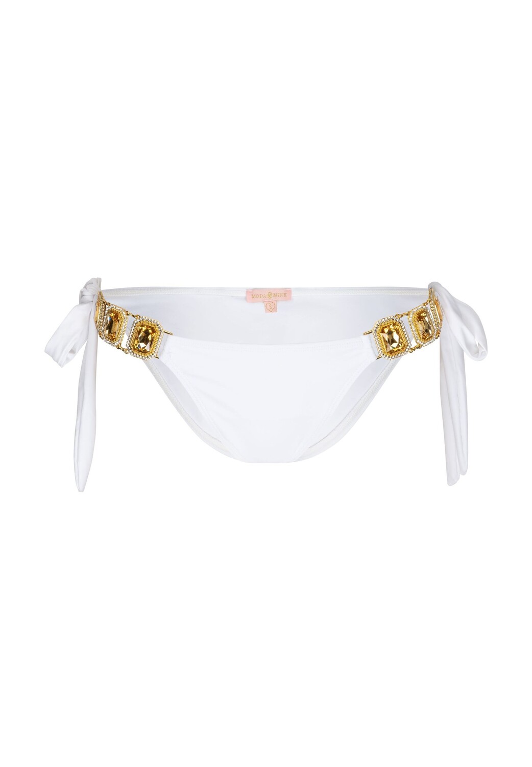 

Плавки бикини Moda Minx Bikini Hose Boujee seitlich gebunden, белый