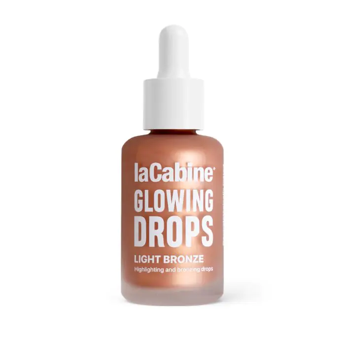 

Бронзер для лица glowing drops iluminador y bronceador La Cabine, цвет bronze light