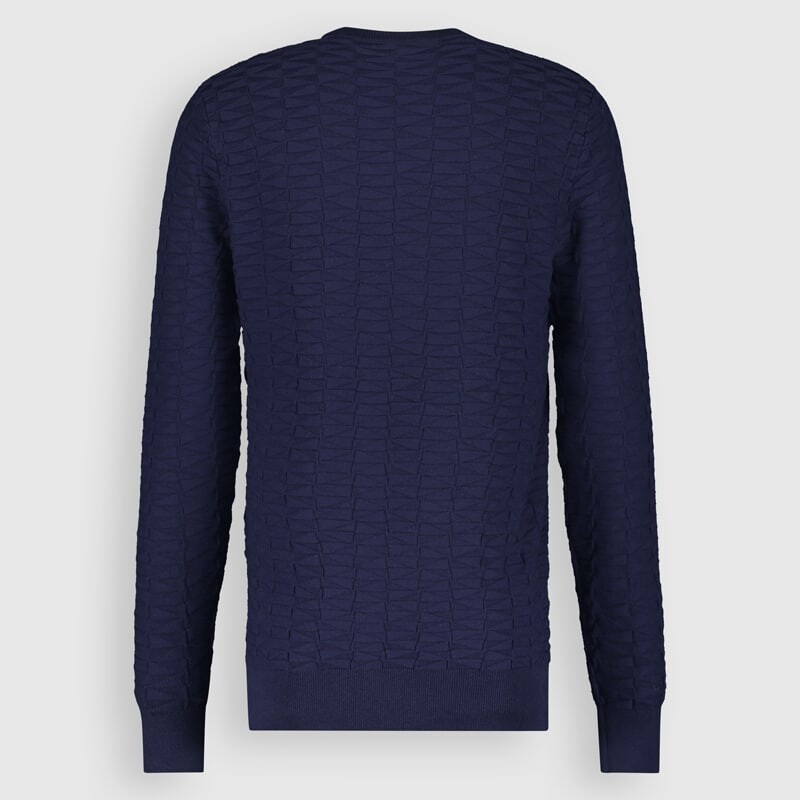 

Пуловер Twinlife Structure Crew Sweat, синий