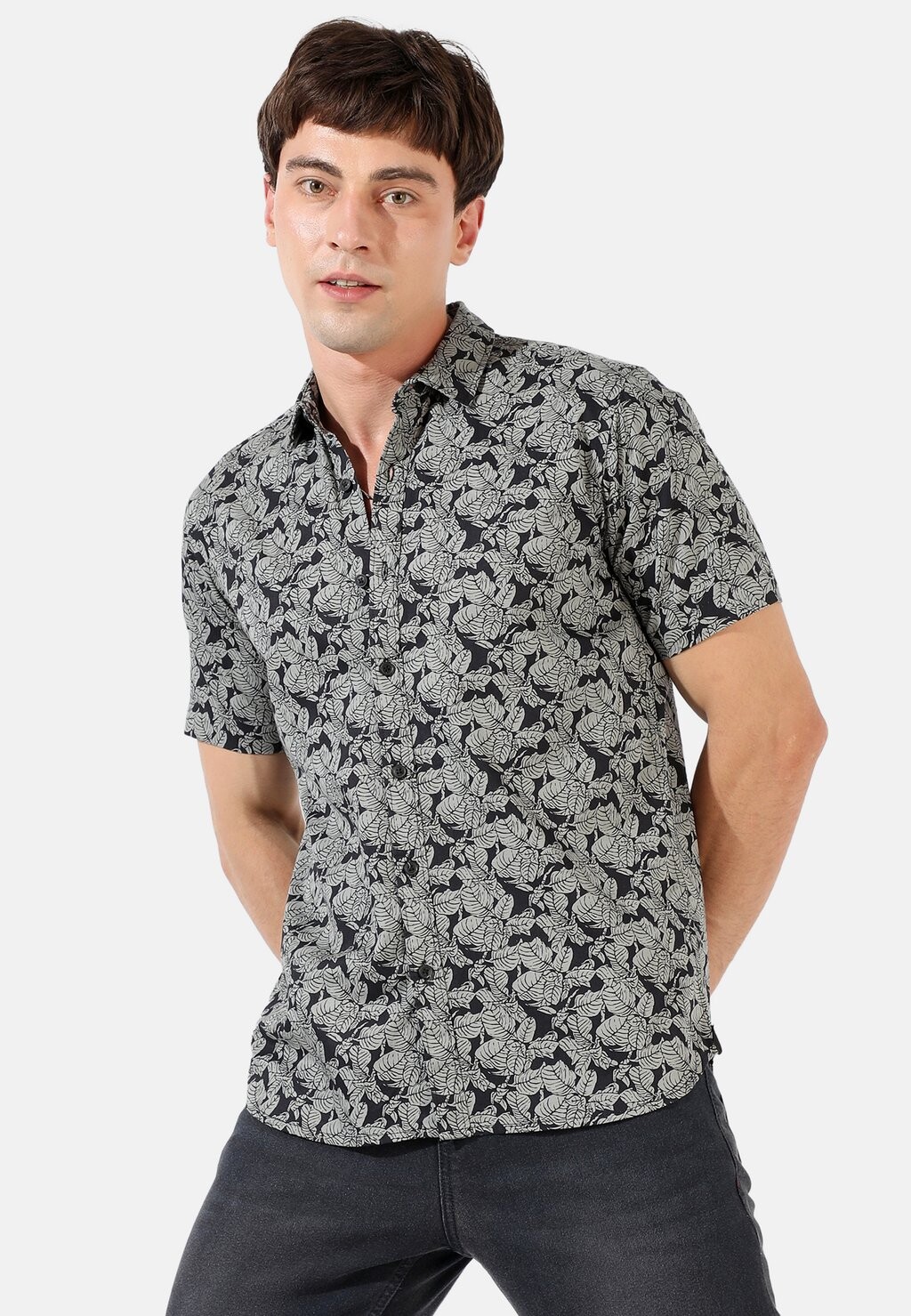 

Рубашка CASUAL JAMES Campus Sutra, черный