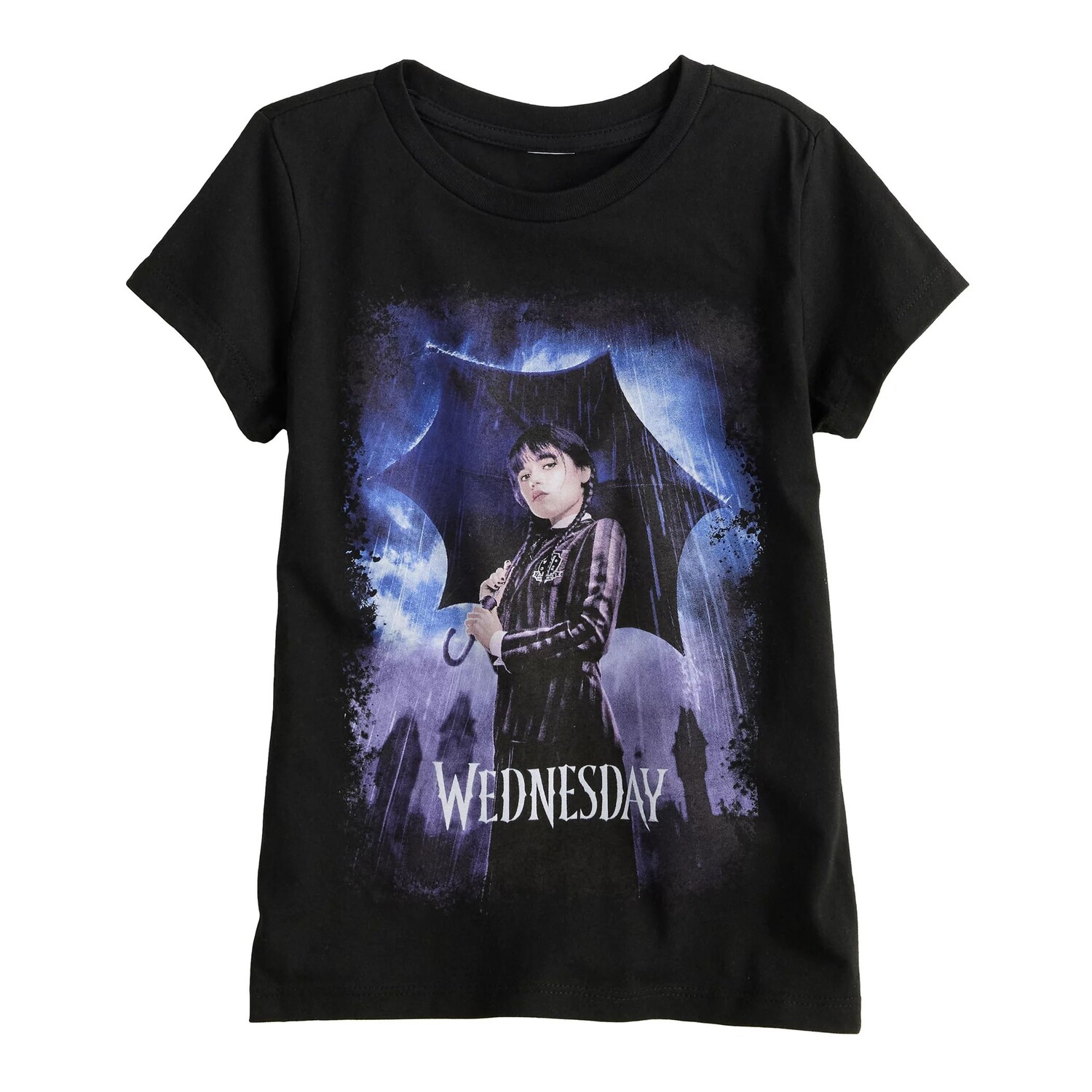

Футболка Wednesday Addams с рисунком для девочек 7–16 лет Licensed Character