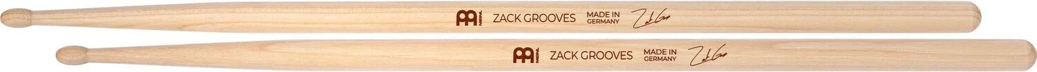 

Новые фирменные барабанные палочки Meinl Stick & Brush ZackGrooves — с деревянным наконечником