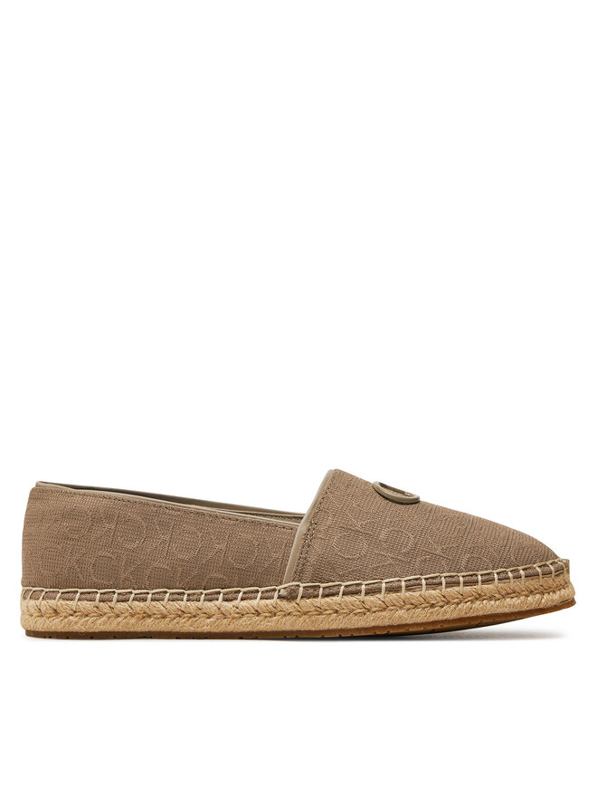 

Эспадрильи Calvin Klein Espadrille Relock Mono Jacq HW0HW01916, коричневый