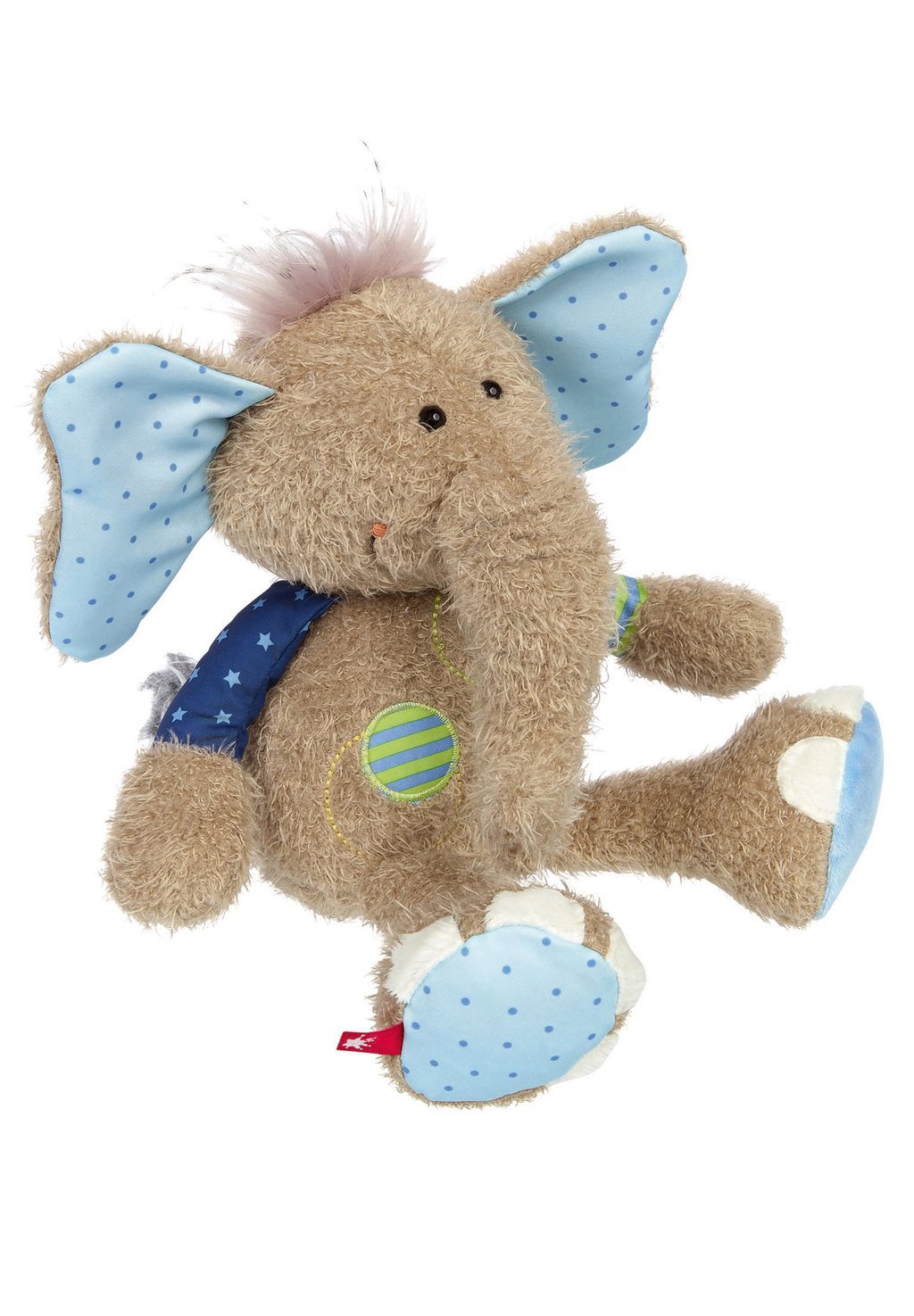 

Мягкая игрушка KUSCHELTIER PATCHWORK SWEETY sigikid, цвет blau