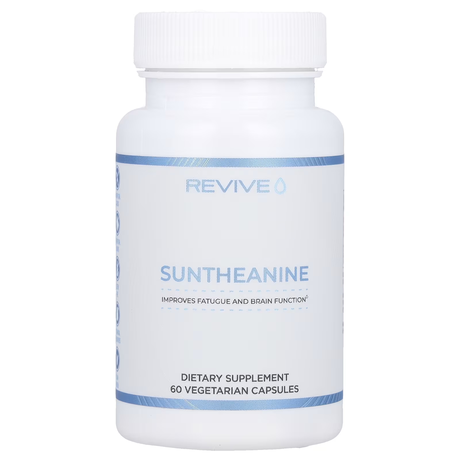 Пищевая добавка Revive Suntheanine улучшает работу мозга, 60 вегетарианских капсул adrenalcore 60 вегетарианских капсул revive