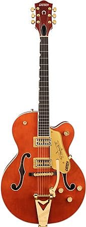 Электрогитара Gretsch G6120TG Players Edition Nashville Orange Stain with Case электрогитара gretsch g6120tg ds players edition nashville with dynasonics and bigsby roundup orange support small business