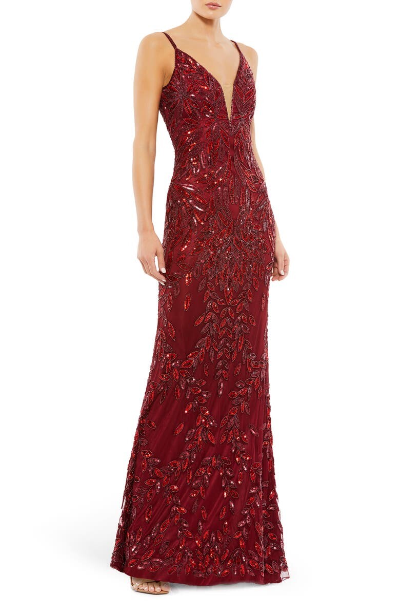 

Платье русалки с пайетками MAC DUGGAL