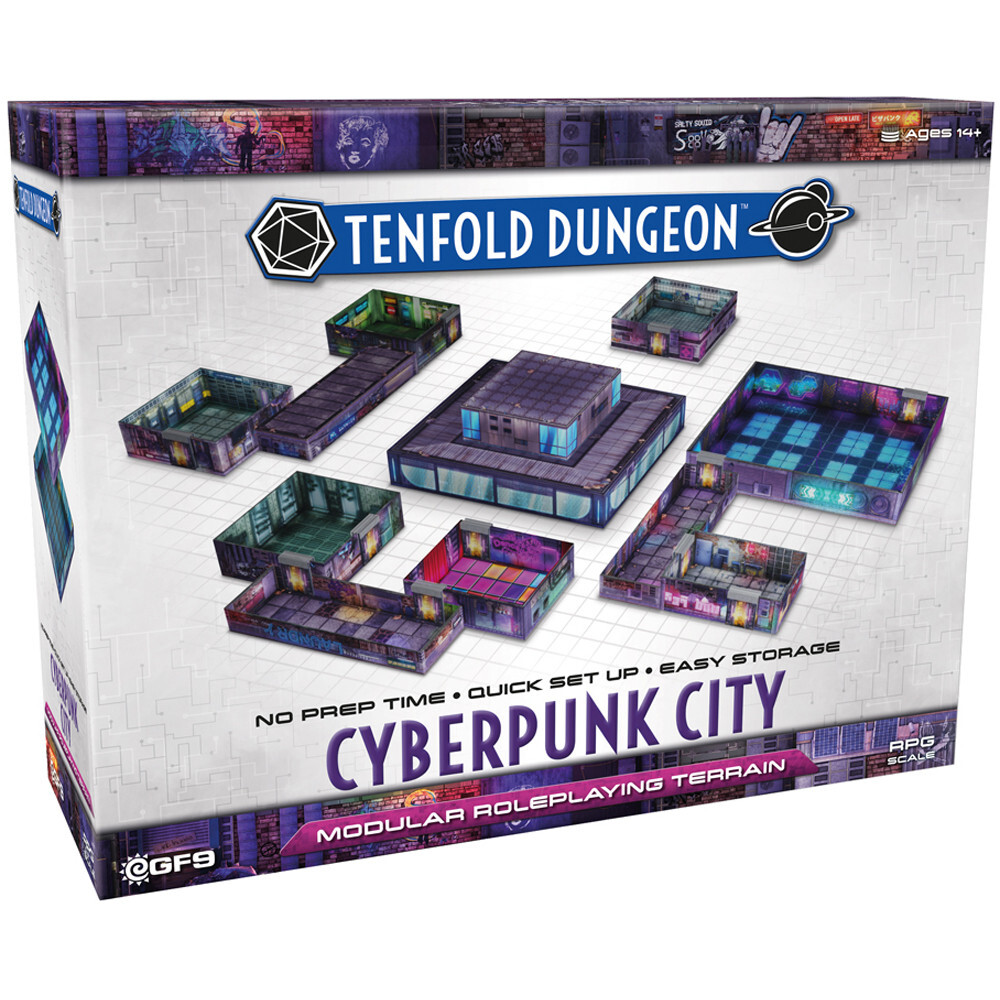 

Миниатюра Gale Force 9 Tenfold Dungeon: Cyberpunk City